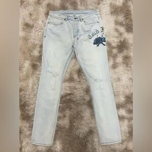 Ksubi Van Winkle Cold Image Iced Skinny Jeans Mens Size 34